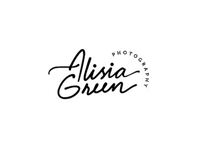 Alisia Green calligraphy lettering photography typoraphy