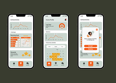 Fitness Design App figma graphic design ui uxui