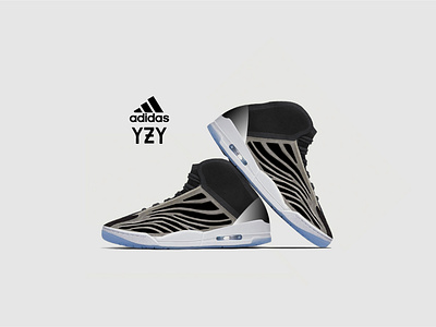 YZY-ADIDAS BASKETBALL CONCEPT 2020 app branding design flat illustration logo typography vector web website