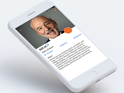 My Profile WIP app bill edit interface ios mobile my orange profile ui ux