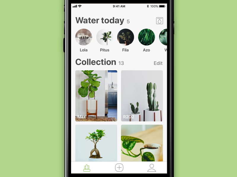 Plant App • Homepage by Vahritch Kharian on Dribbble