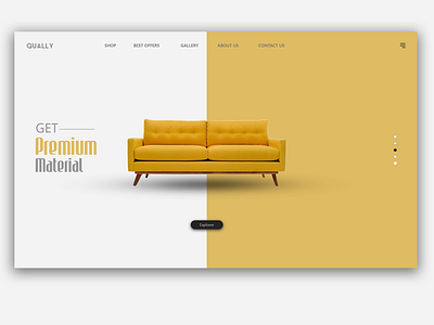 furniture Ui Design app design illustration ui ux web website
