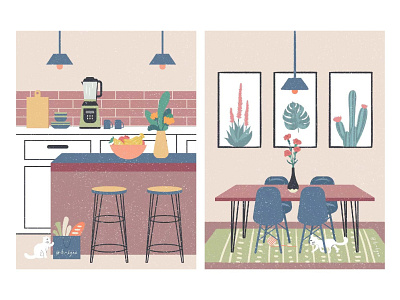 My home design illustration