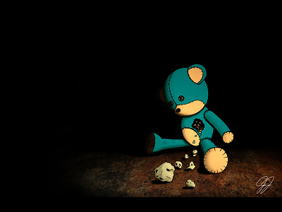 Heartless Bear bear dark heartless teddy bear toy