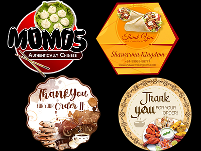 Sample Food Company Stickers design drawing graphic design illustration