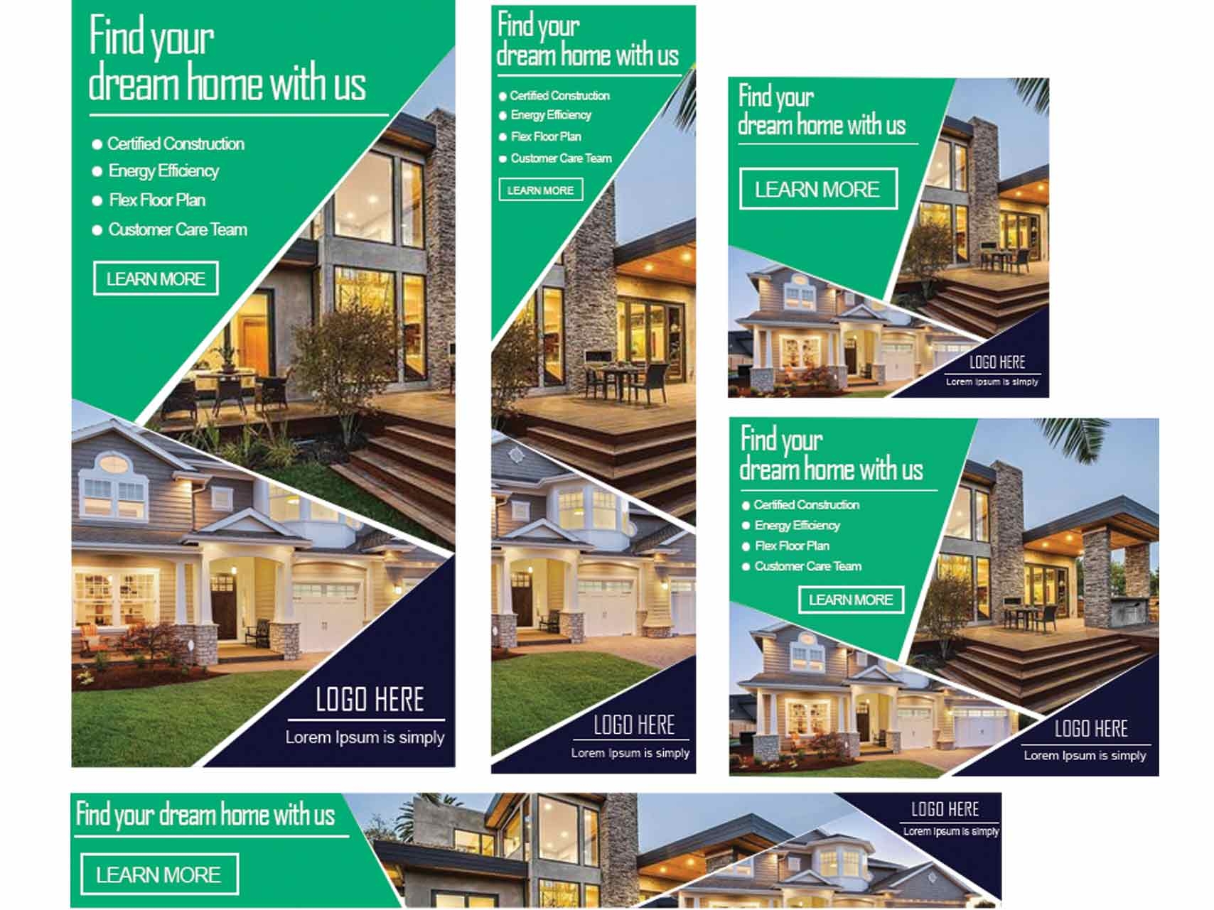 Web Banner For Real Estate by Rubena Sarkar on Dribbble