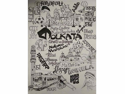 Kolkata Doodle