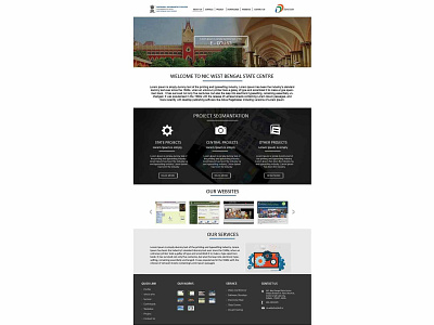 Government Website Template ui