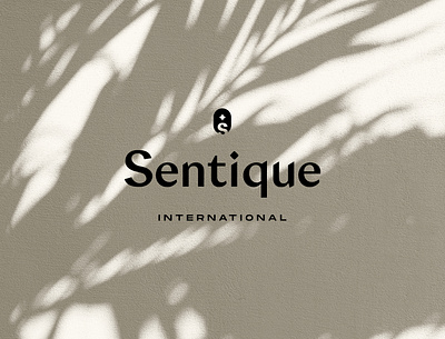 Sentique | Primary Logo beauty bold branding cosmetics elegant feminine gold graphicdesign graphicdesigner icon logo logodesigner star stylish typography