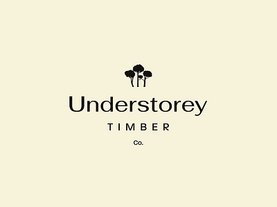 Understorey Timber Co brand brand identity branding icon identity logo logomark mark nature startup trees wood