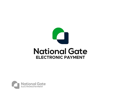 National Gate Logo flat formal graphic graphic design icon logo logo design logotype mark minimal minimalist modern professional simple