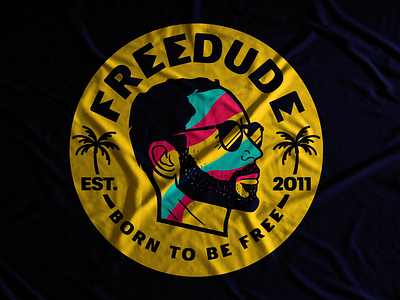 FREEDUDE | Personal Branding adobe brand branding color creative design designer freedom graphic graphicdesign graphicdesigner illustrator logo logodesigner photoshop surf typography vector