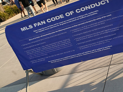 Code of Conduct barrier