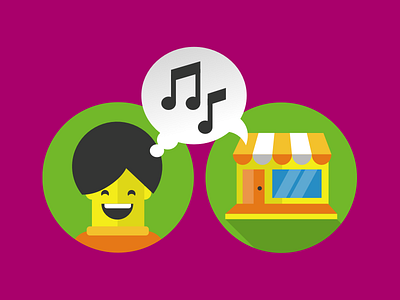 Music store music store vector