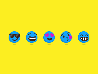 Emoji icons emoji icon smile vector