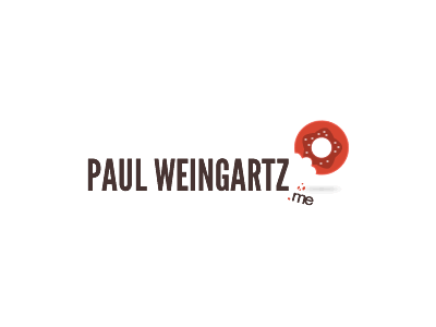 Pweingartz Dot Me Logo doughnut logo minimalistic