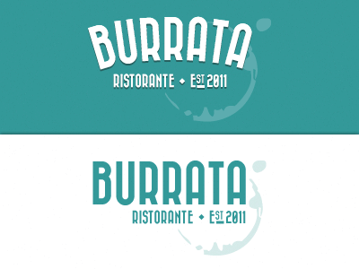 Burrata Logo Concept logo