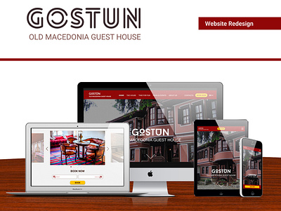 Gostun Guest House - Website Redesign design redesign responsive ui web website website design website redesign