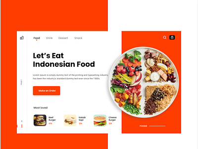 Foodie branding desainer desainweb design foodie illustration indonesia indonesia designer ui uiapp web design webdesign website