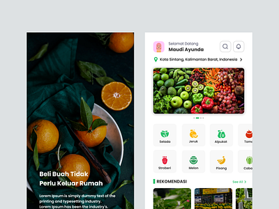 Indonesia's Fruits App Design Concept!