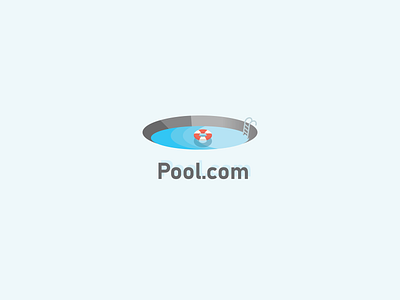 Pool.Com logo, Daily Logo challenge #18