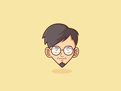 Yah This is me :D animation animation character character creative design face illustration illustrator mangaart myself person vector
