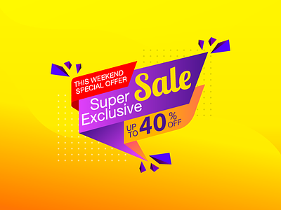 Super Exclusive Sale banner illustration buy now click here discount card discounts ecommerce ecommerce design ecommerce promotion exclusive flat illustration gradients illustration on sale premium design price tag promotional design sale sale tag special offer vector web marketing