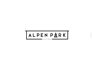 Rejected logo |10| Alpen Park brand design icon logo park vector