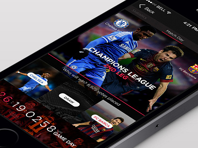 Soccer Ui barcelona champions league chelsea concept san francisco san jose soccer sports tony deangelo uiux