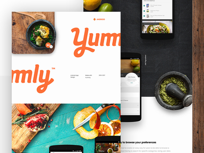 Yummly Case Study android food app browse mobile case study food recipes shopping list yummly