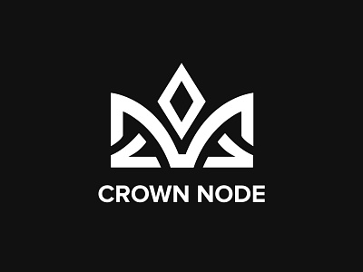 Crown Node Branding Logo branding crown graphic design logo