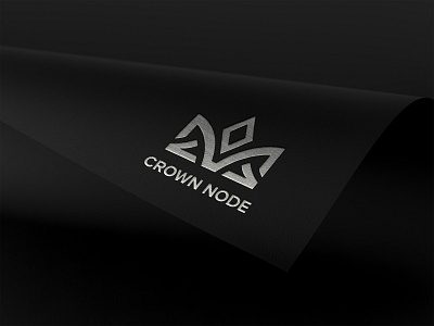 Crown Node branding crown design graphic design logo