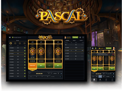 Pascal Game graphic design logo ui uiux