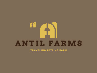 Antil Farms - Traveling Petting Farm barn farm logo