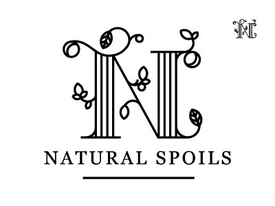 Natural Spoils Logo branding elegant essential oils logo