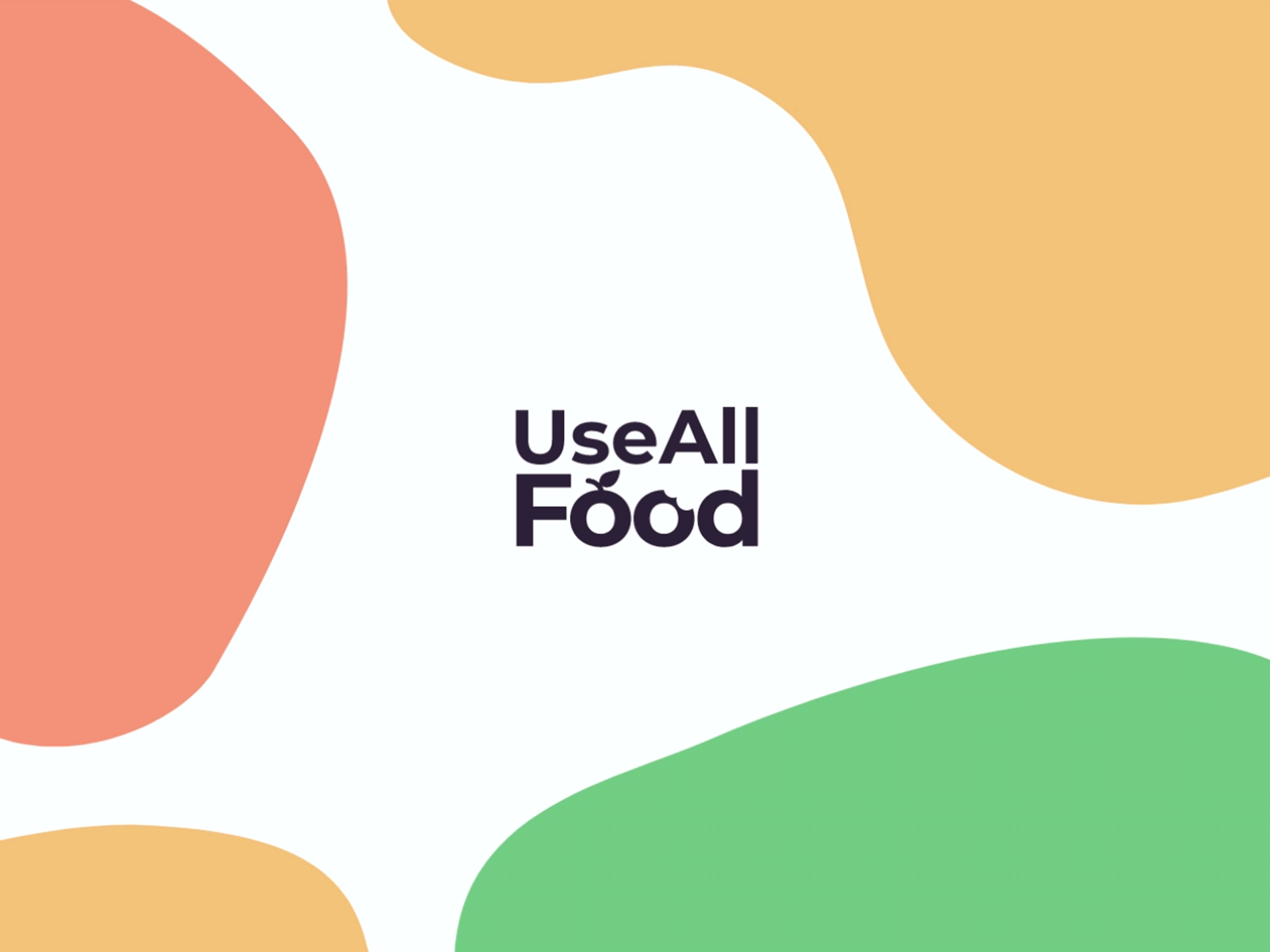 UseAllFood logo animation animation branding graphic design logo motion graphics ui