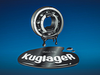 Kuglager Craft Beer Logo branding design illustration illustrator logo vector