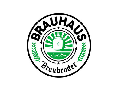 Logo for Brauhaus microbrewery. www.brauhauspivara.com branding design icon illustrator logo vector