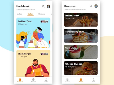 cookbook app design   2