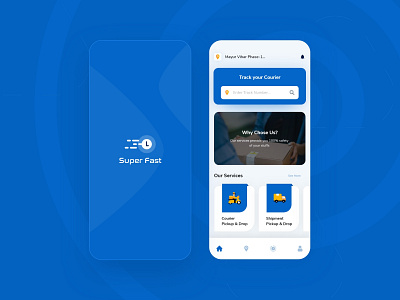 Courier Service App Concept