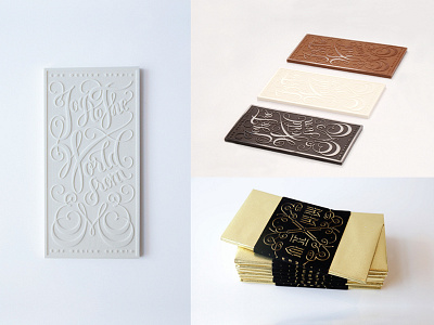 Chocolate Holiday Card for EME Design Studio