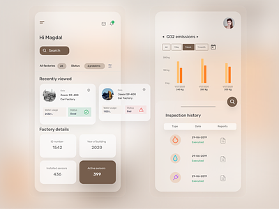 Digital Factory Passport app concept design figma mobile productdesign ui ux