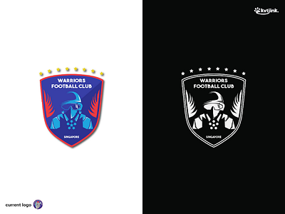 Redesign Logo : Warriors FC Singapore logo soccer design warriors