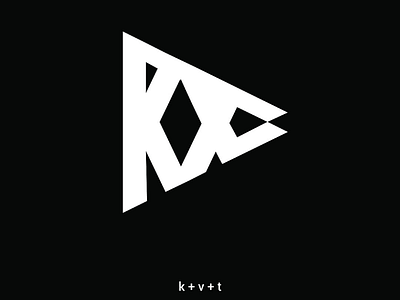 KVT Monogram Logo font logo monogram triangle