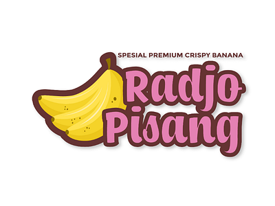 Logo Radjo Pisang banana design illustration logo pisang simple