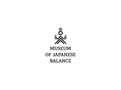 Museum Of Japanese Balance B&W and balance black brand branding japanese logo minimal minimalistic museum typography white