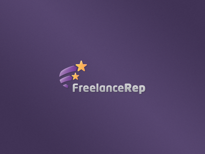 FreelanceRep branding comet freelance logo reputation stars web