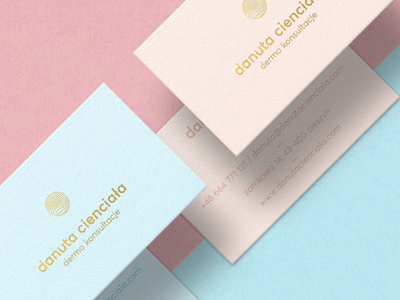 Dermo Consultancy - Business Cards branding business cards demo dermatology fingertip imperfections logo poland