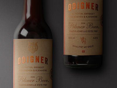Odigner - Brand and Label design beer branding label logo norway odign packaging