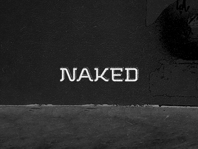Naked lettering